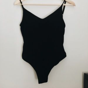 Cute Black One Piece Bathing Suit!
